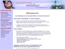Tablet Screenshot of mediallegra.ch